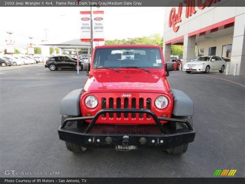 Flame Red / Dark Slate Gray/Medium Slate Gray 2009 Jeep Wrangler X 4x4
