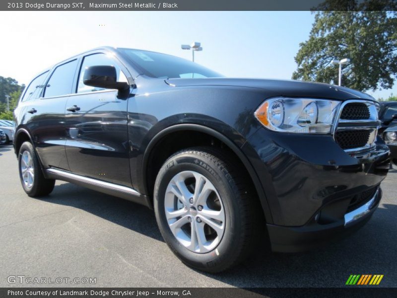 Maximum Steel Metallic / Black 2013 Dodge Durango SXT