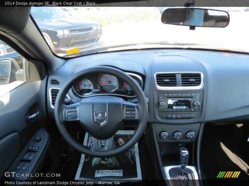 Black Clear Coat / Black 2014 Dodge Avenger SE