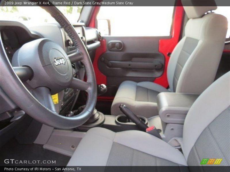 Flame Red / Dark Slate Gray/Medium Slate Gray 2009 Jeep Wrangler X 4x4