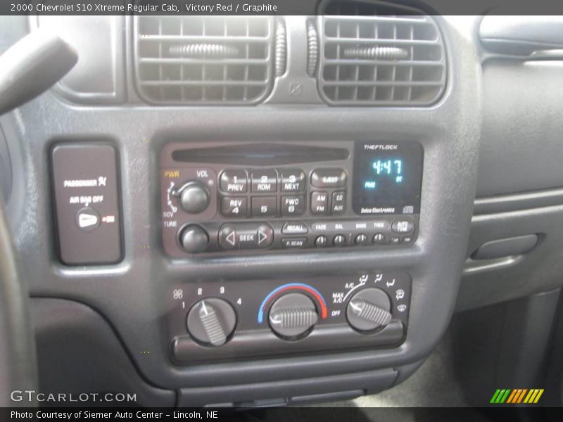 Victory Red / Graphite 2000 Chevrolet S10 Xtreme Regular Cab