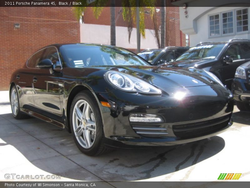 Black / Black 2011 Porsche Panamera 4S