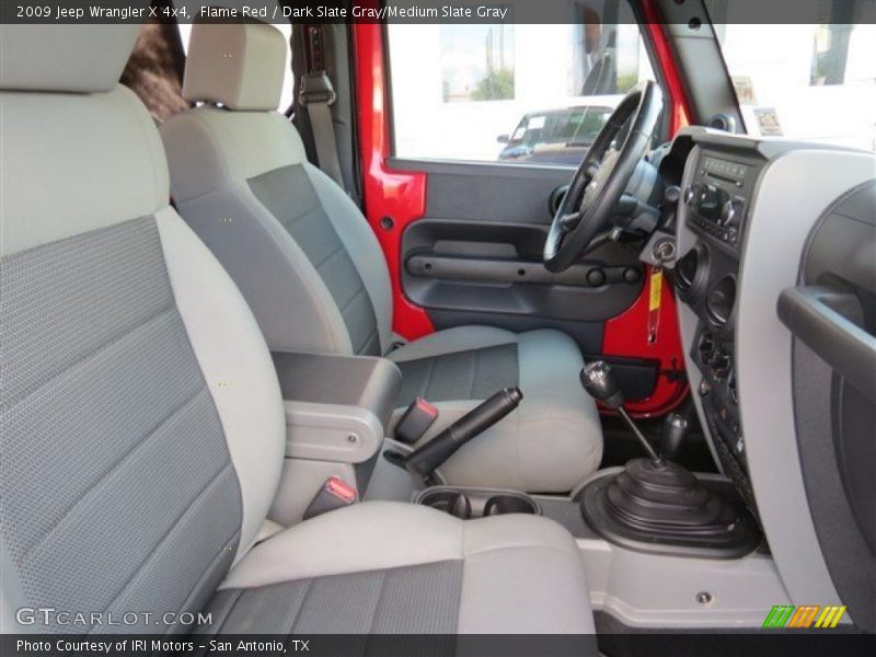 Flame Red / Dark Slate Gray/Medium Slate Gray 2009 Jeep Wrangler X 4x4