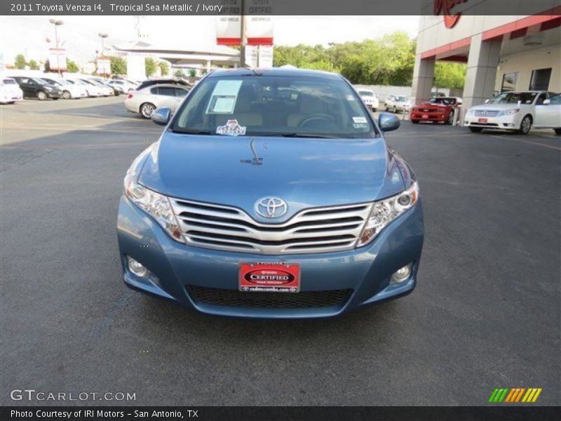 Tropical Sea Metallic / Ivory 2011 Toyota Venza I4