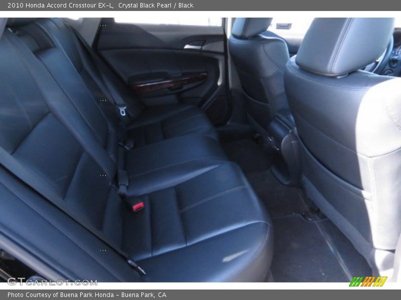 Crystal Black Pearl / Black 2010 Honda Accord Crosstour EX-L