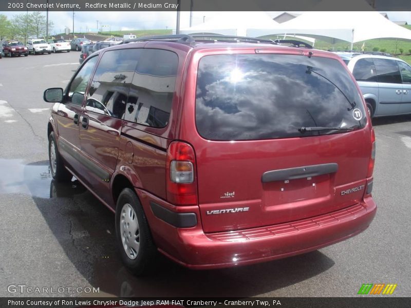 Redfire Metallic / Medium Gray 2003 Chevrolet Venture