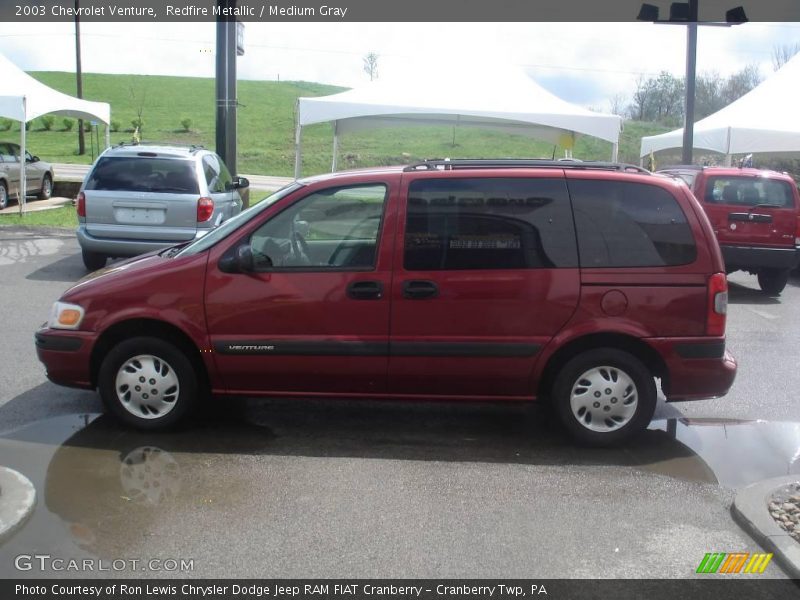 Redfire Metallic / Medium Gray 2003 Chevrolet Venture