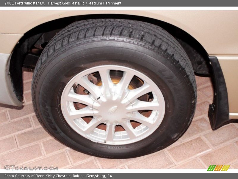 Harvest Gold Metallic / Medium Parchment 2001 Ford Windstar LX