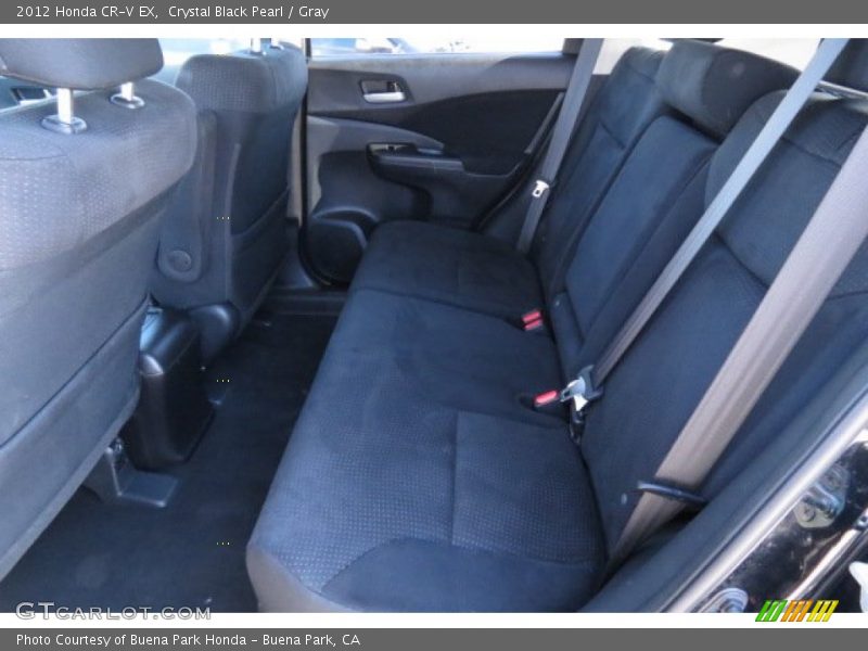 Crystal Black Pearl / Gray 2012 Honda CR-V EX