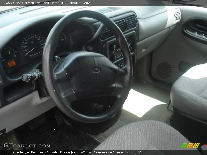 Redfire Metallic / Medium Gray 2003 Chevrolet Venture