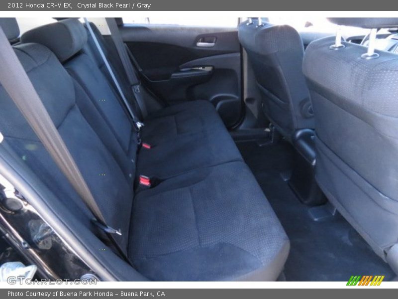 Crystal Black Pearl / Gray 2012 Honda CR-V EX