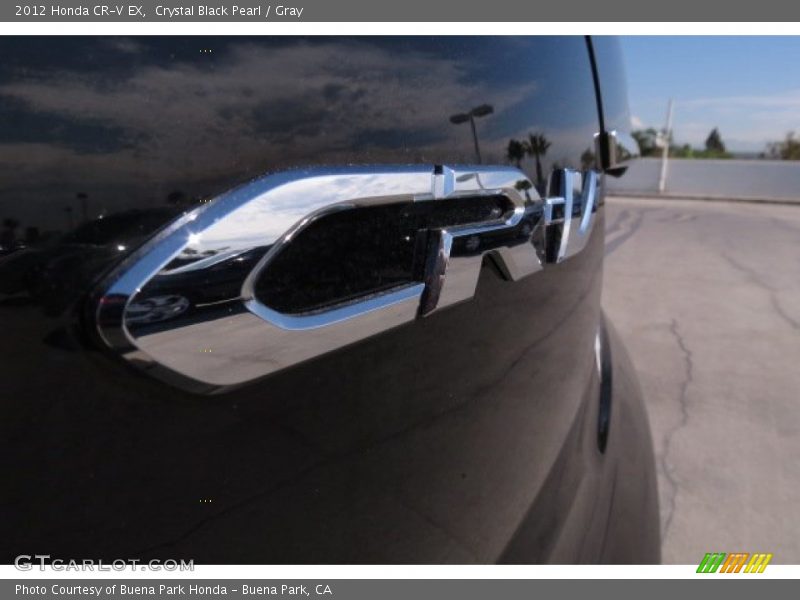 Crystal Black Pearl / Gray 2012 Honda CR-V EX
