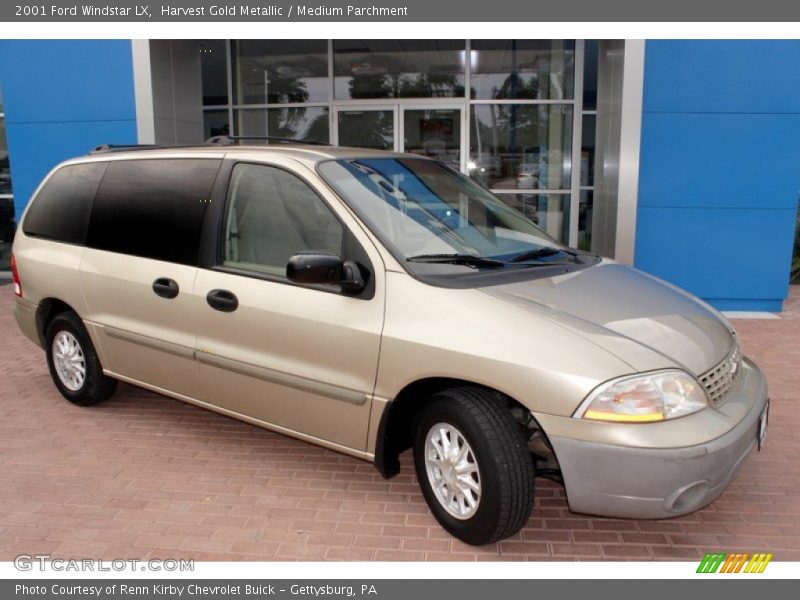 Harvest Gold Metallic / Medium Parchment 2001 Ford Windstar LX