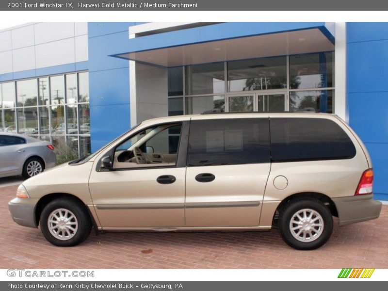 Harvest Gold Metallic / Medium Parchment 2001 Ford Windstar LX