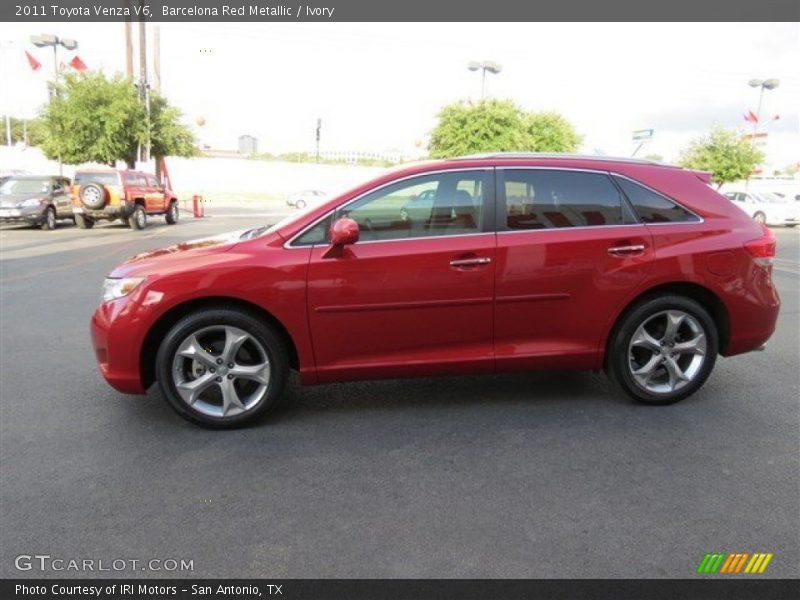 Barcelona Red Metallic / Ivory 2011 Toyota Venza V6