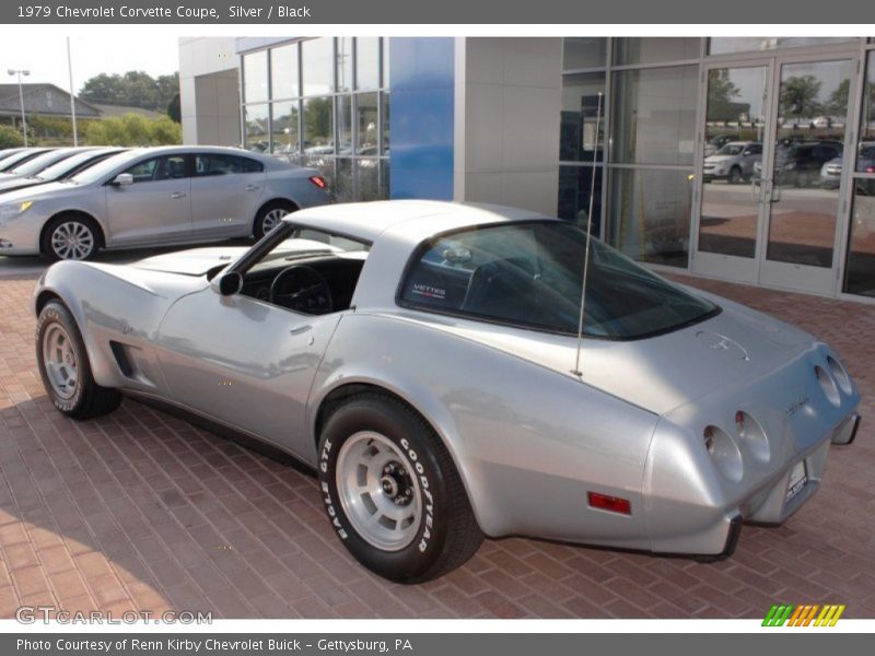 Silver / Black 1979 Chevrolet Corvette Coupe
