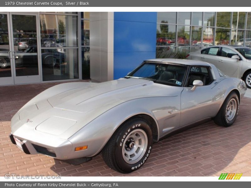 Silver / Black 1979 Chevrolet Corvette Coupe