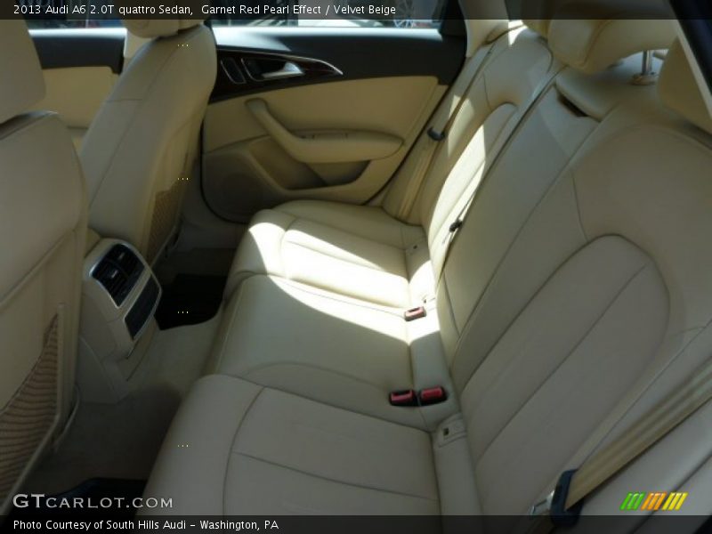 Garnet Red Pearl Effect / Velvet Beige 2013 Audi A6 2.0T quattro Sedan