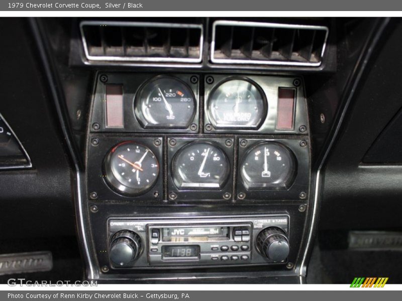 Silver / Black 1979 Chevrolet Corvette Coupe