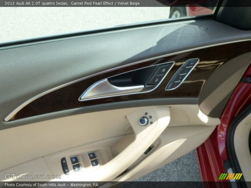Garnet Red Pearl Effect / Velvet Beige 2013 Audi A6 2.0T quattro Sedan