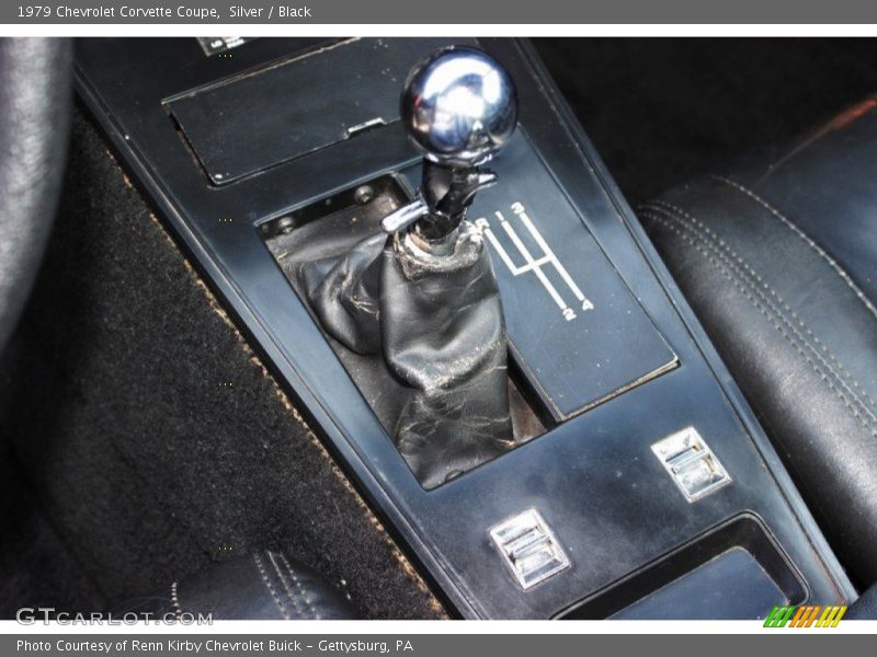 Silver / Black 1979 Chevrolet Corvette Coupe