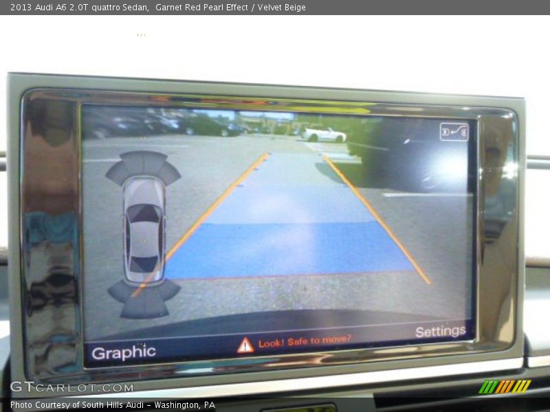 Garnet Red Pearl Effect / Velvet Beige 2013 Audi A6 2.0T quattro Sedan