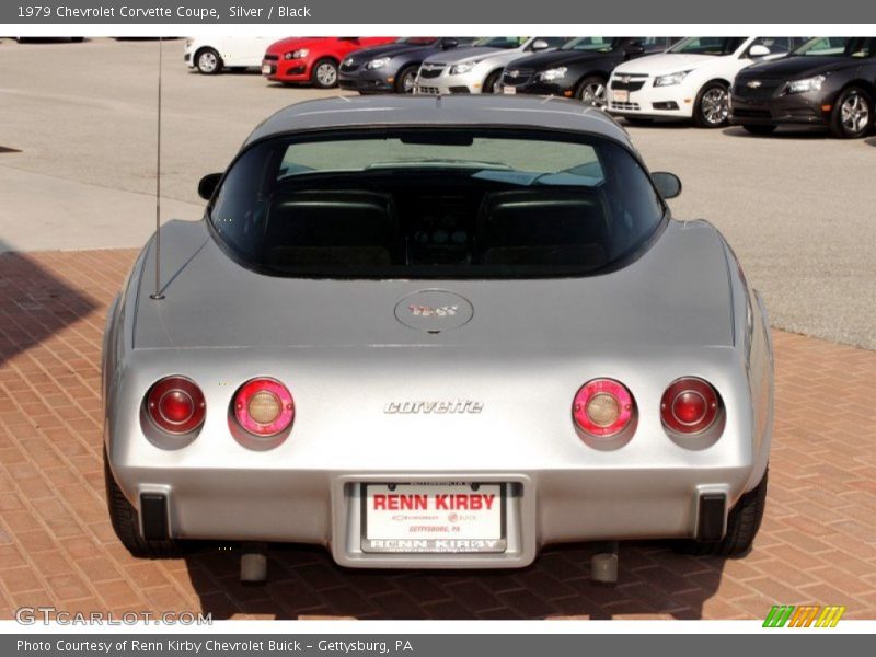 Silver / Black 1979 Chevrolet Corvette Coupe