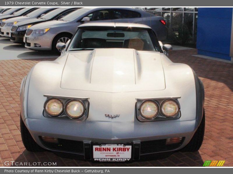 Silver / Black 1979 Chevrolet Corvette Coupe