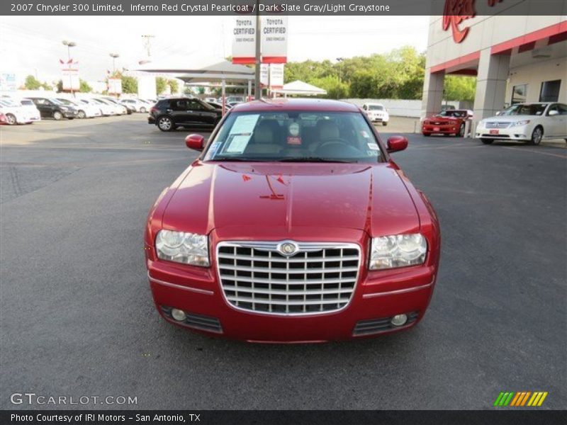 Inferno Red Crystal Pearlcoat / Dark Slate Gray/Light Graystone 2007 Chrysler 300 Limited