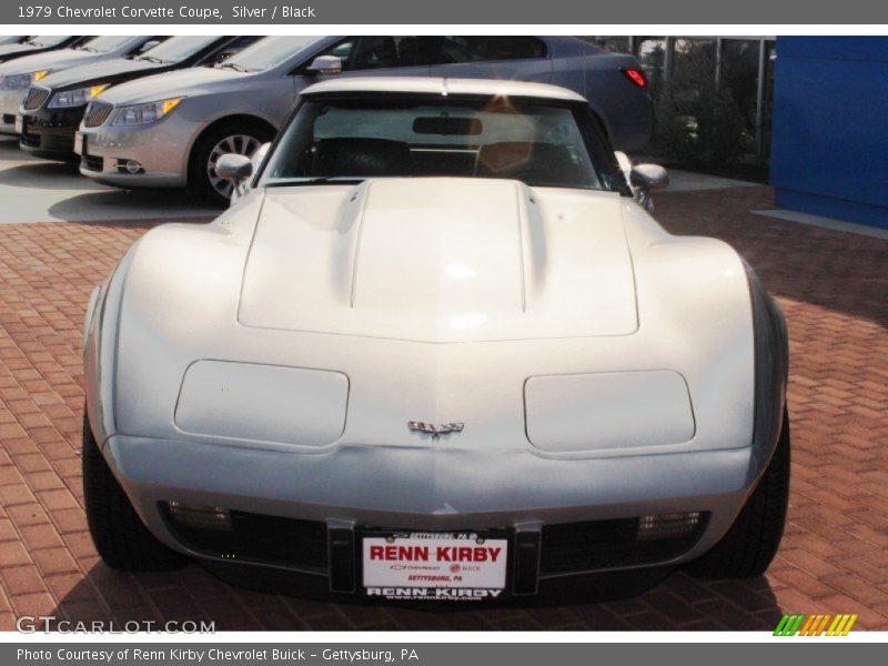 Silver / Black 1979 Chevrolet Corvette Coupe