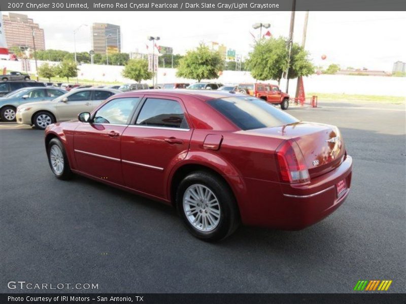 Inferno Red Crystal Pearlcoat / Dark Slate Gray/Light Graystone 2007 Chrysler 300 Limited