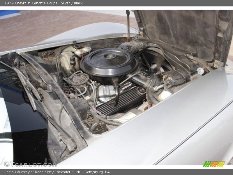 Silver / Black 1979 Chevrolet Corvette Coupe