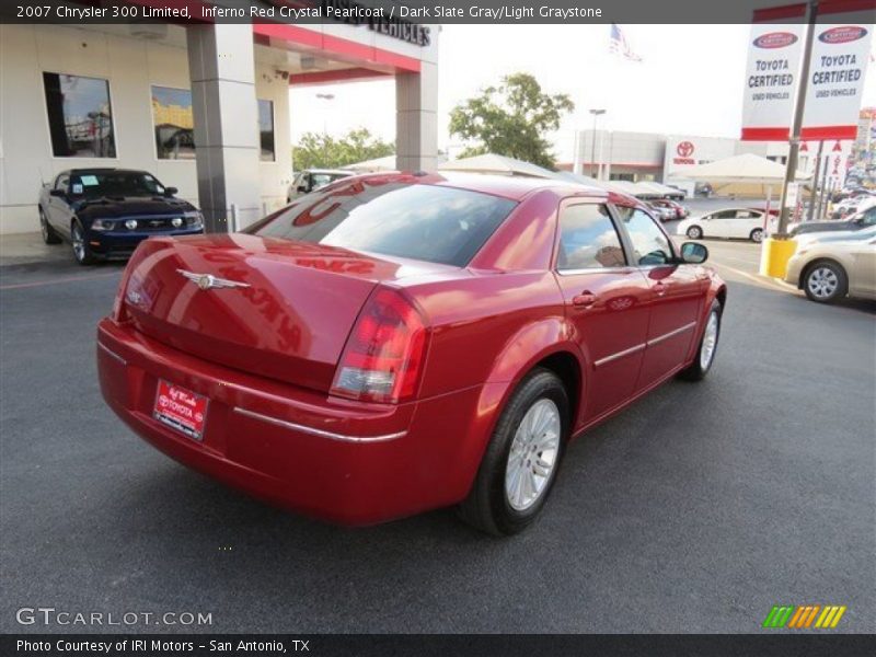 Inferno Red Crystal Pearlcoat / Dark Slate Gray/Light Graystone 2007 Chrysler 300 Limited