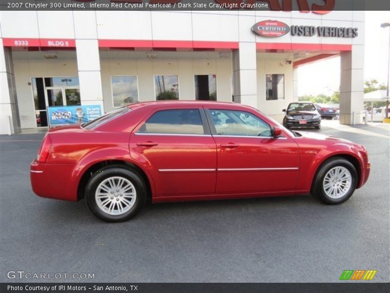 Inferno Red Crystal Pearlcoat / Dark Slate Gray/Light Graystone 2007 Chrysler 300 Limited