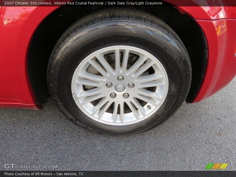 Inferno Red Crystal Pearlcoat / Dark Slate Gray/Light Graystone 2007 Chrysler 300 Limited