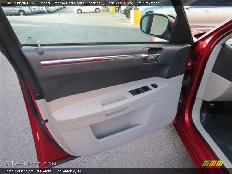 Inferno Red Crystal Pearlcoat / Dark Slate Gray/Light Graystone 2007 Chrysler 300 Limited