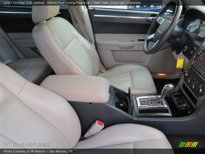 Inferno Red Crystal Pearlcoat / Dark Slate Gray/Light Graystone 2007 Chrysler 300 Limited