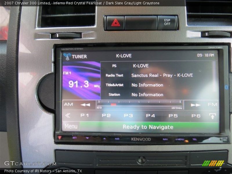 Inferno Red Crystal Pearlcoat / Dark Slate Gray/Light Graystone 2007 Chrysler 300 Limited