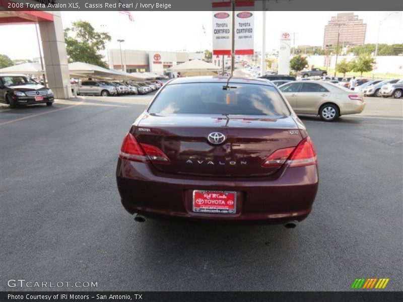 Cassis Red Pearl / Ivory Beige 2008 Toyota Avalon XLS