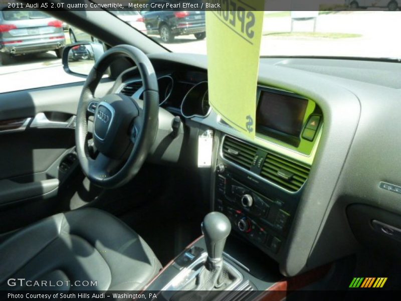 Meteor Grey Pearl Effect / Black 2011 Audi A5 2.0T quattro Convertible