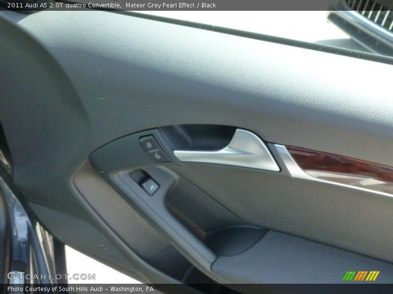 Meteor Grey Pearl Effect / Black 2011 Audi A5 2.0T quattro Convertible