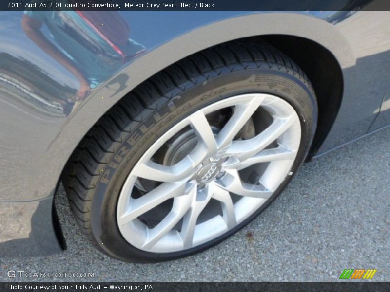 Meteor Grey Pearl Effect / Black 2011 Audi A5 2.0T quattro Convertible