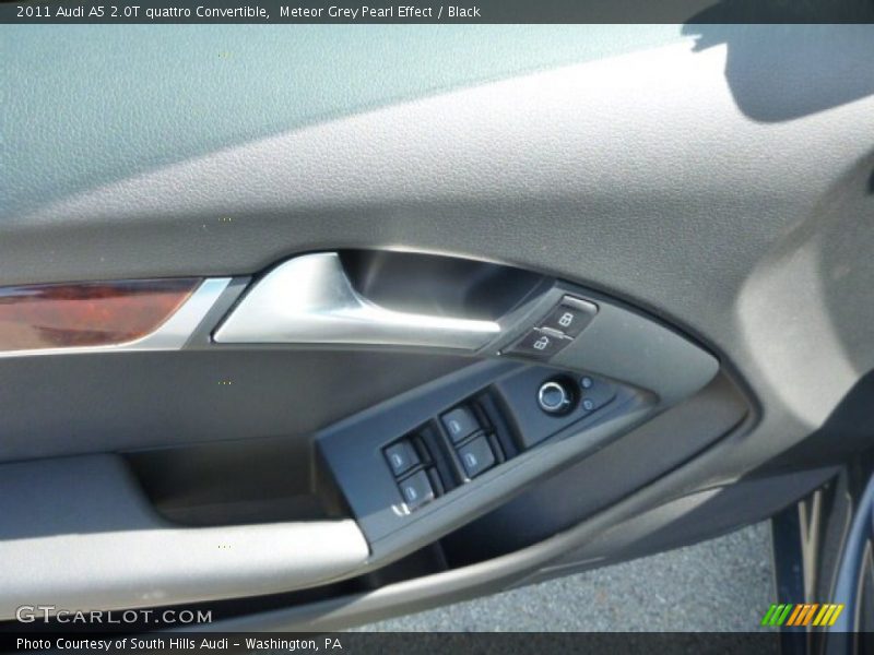 Meteor Grey Pearl Effect / Black 2011 Audi A5 2.0T quattro Convertible