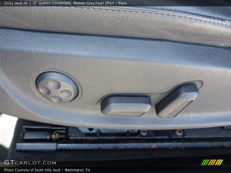 Meteor Grey Pearl Effect / Black 2011 Audi A5 2.0T quattro Convertible