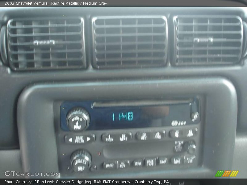 Redfire Metallic / Medium Gray 2003 Chevrolet Venture