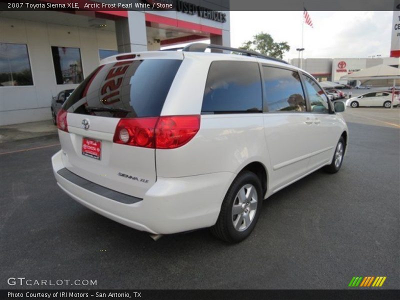 Arctic Frost Pearl White / Stone 2007 Toyota Sienna XLE