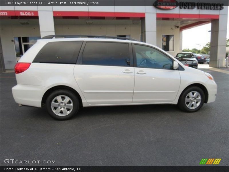 Arctic Frost Pearl White / Stone 2007 Toyota Sienna XLE