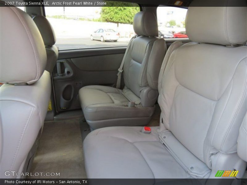 Arctic Frost Pearl White / Stone 2007 Toyota Sienna XLE