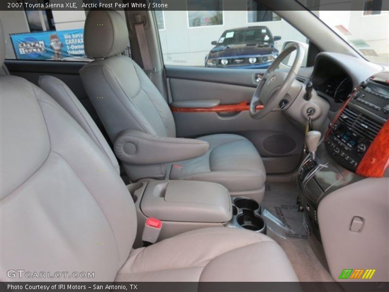 Arctic Frost Pearl White / Stone 2007 Toyota Sienna XLE