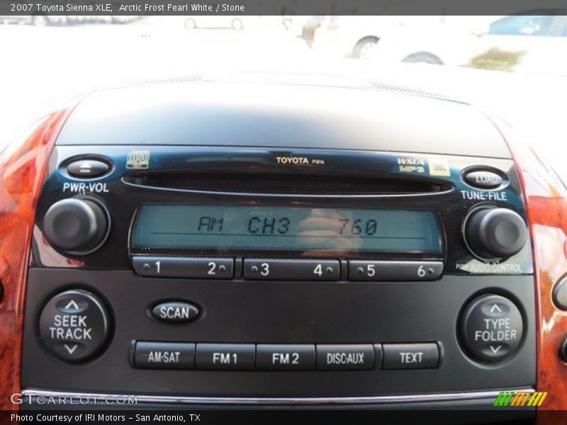 Arctic Frost Pearl White / Stone 2007 Toyota Sienna XLE